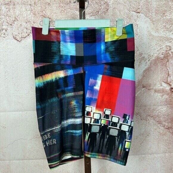 New NIYAMA SOL vibe higher biker shorts size large bike multicolored - Picture 1 of 5